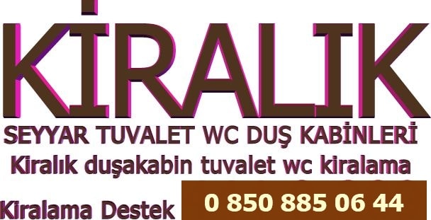 Kiralık seyyar duşakabinler hizmetimizden yararlanabilirsiniz.